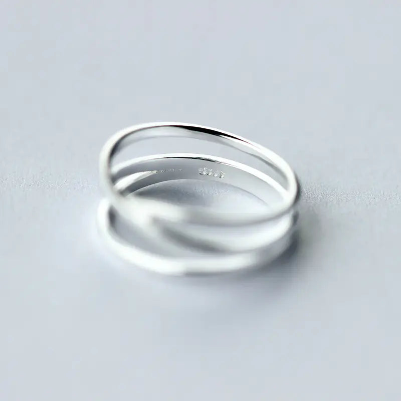 Ladies Cross Index Finger Personality Ring