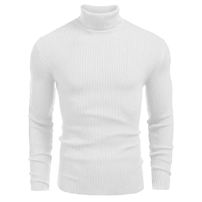 Men's High-Neck Sweater for Autumn and Winter
