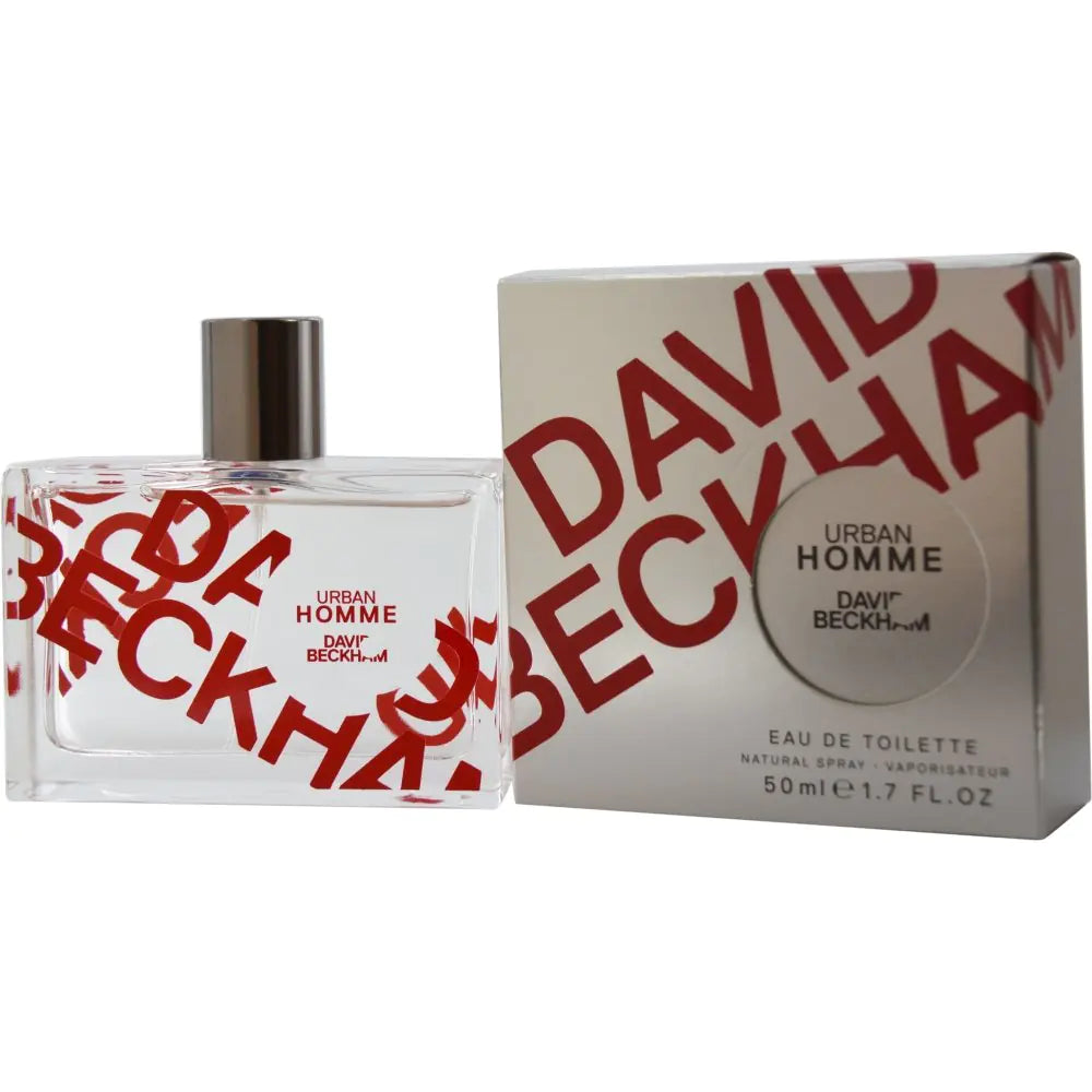 David Beckham Urban Homme Eau de Toilette Spray for Men 1.7 Ounce
