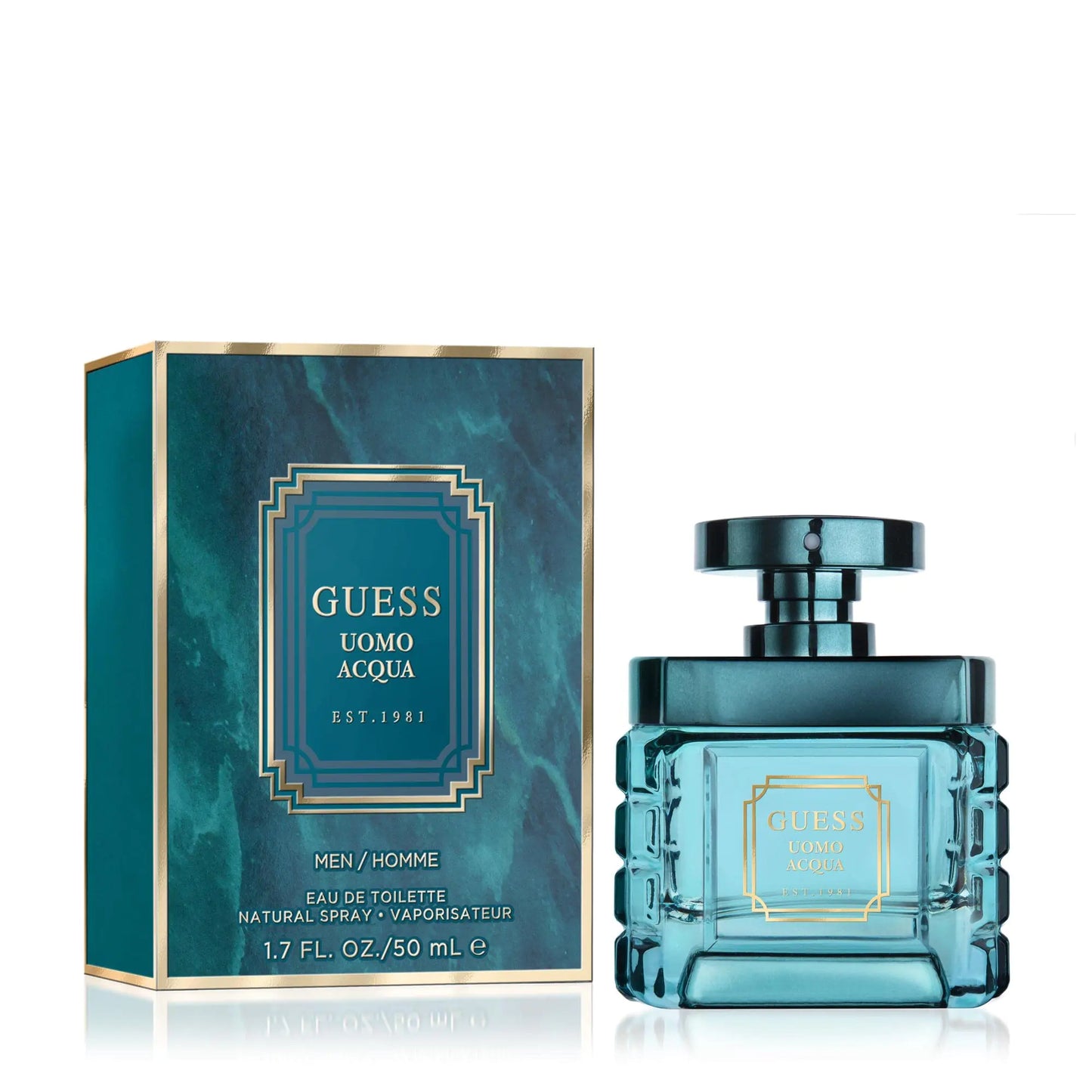 GUESS Uomo Acqua Eau de Toilette Cologne Spray For Men 1.7 Fl. Oz.
