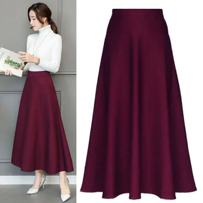 High Waist Elastic Slim Skirt for Women