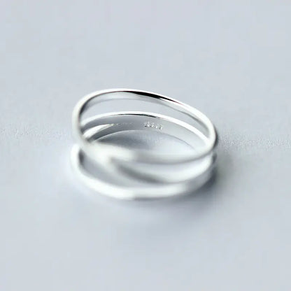 Ladies Cross Index Finger Personality Ring