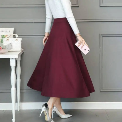 High Waist Elastic Slim Skirt for Women